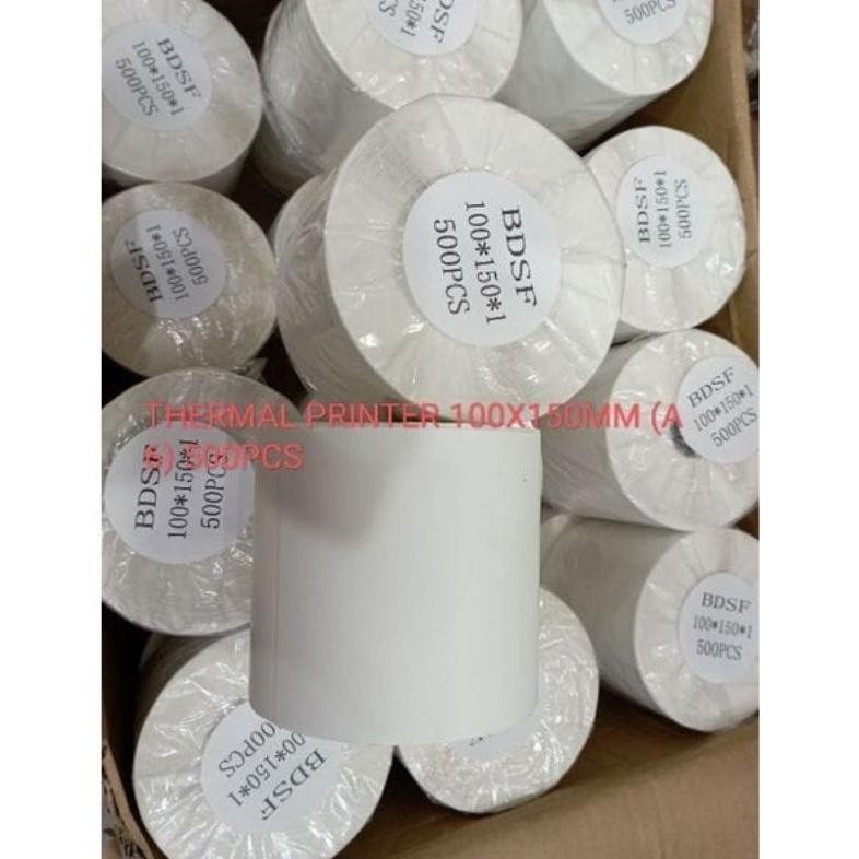 

THERMAL Label barcode direct thermal 100x150mm A6 isi 500pcs import