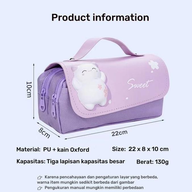 

Tempat Pensil Boneka Lucu Kawaii Korea Pencil Box Pensil Anak Sekolah New Stok