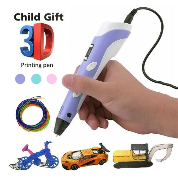 

3D Printing Pen Smart Printer Art 3 Dimensi Pla Filament