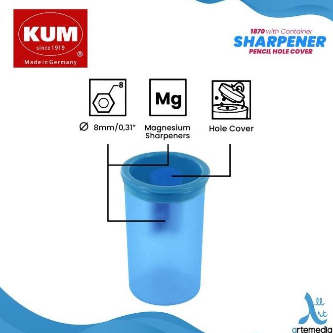 

Rautan Pensil KUM Sharpener 1870 dengan Wadah & Tutup Lubang Pensil