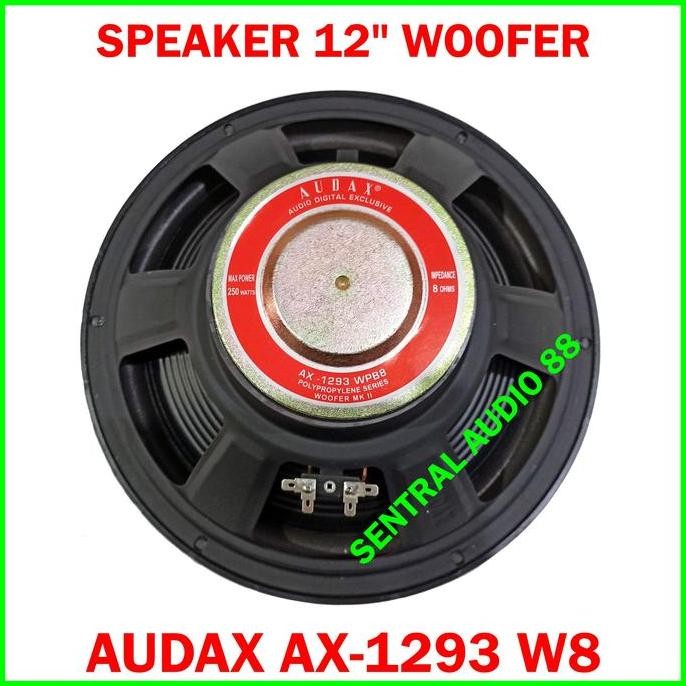 Speaker Woofer Audax Ax1293W 12 Inch Original Audio Komponen