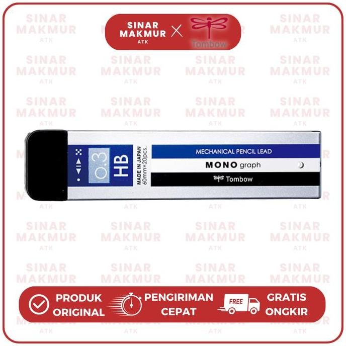 

Isi Ulang Pensil Mekanik 0.3 TOMBOW Refill Mechanical Pencil Tube