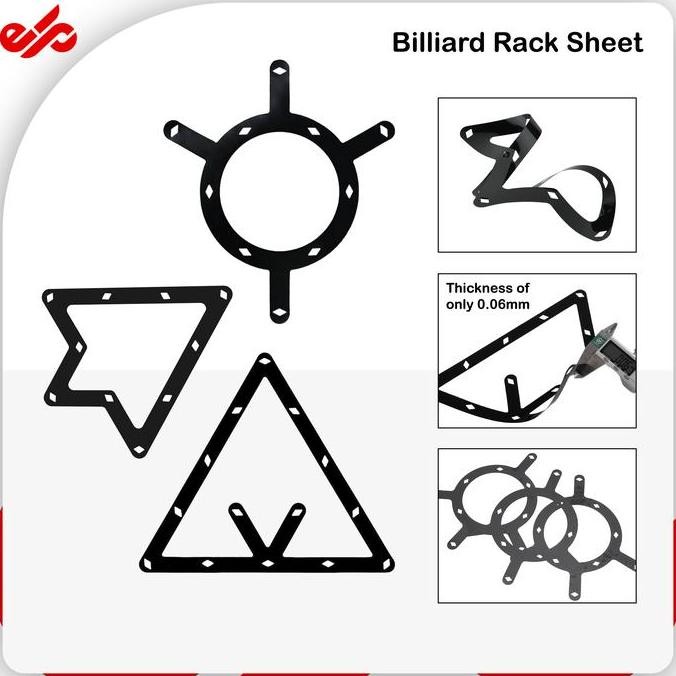 Magic Turtle Ball Rack Sheet Billiard Pro Segitiga Billiard Bola Rapat - Liltriangle, Satuan Co