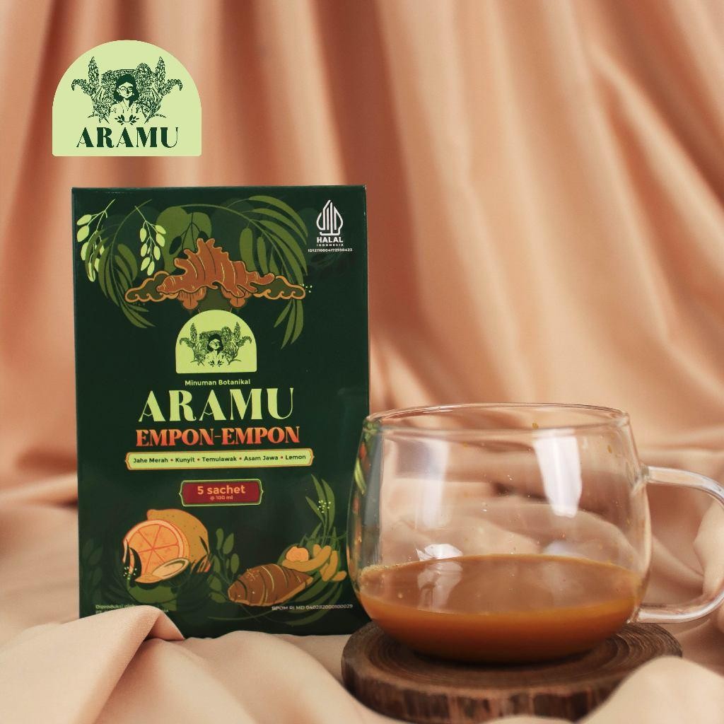 

Rkm Aramu Empon Empon Isi 5 Sachet 100Ml Alami Halal