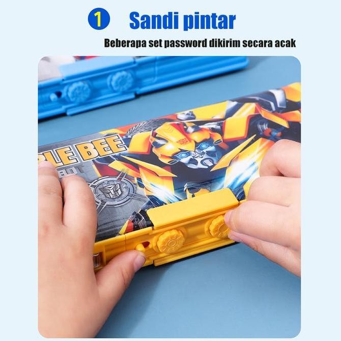 

Kotak Pensil Multifungsi Motif Kartun Untuk Anak Laki-Laki /Transformer Password Pencil Case /Tempat Pensil Magnet Sandi Multifungsi Motif Kartun Untuk Anak Laki-Laki Alat Tulis New Stok