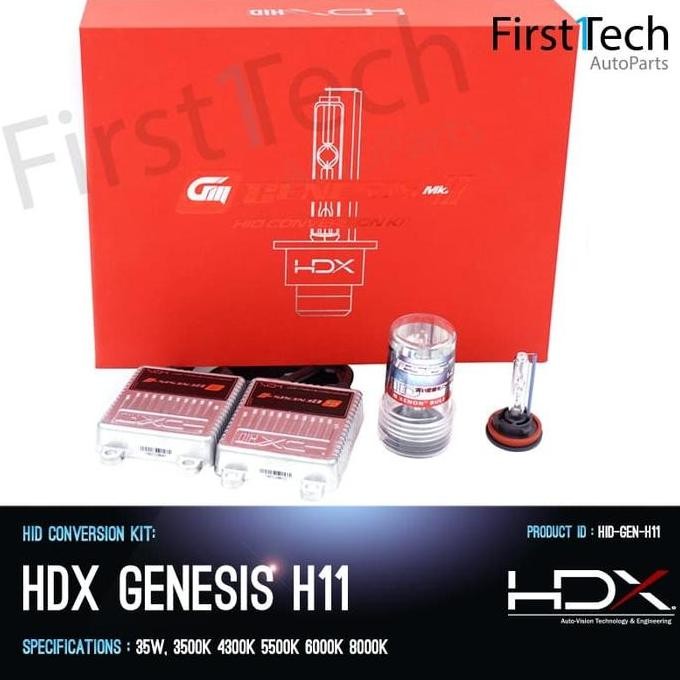 HDX HID GENESIS H11 SINGLE TYPE 35W