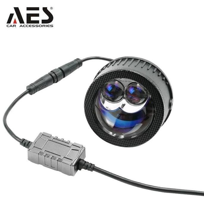 Foglamp Fog Lamp Lampu KabuT Biled LED AES FX DOUBLE LASER 3 INCH INCHI