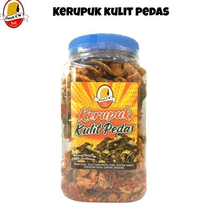

LM KERUPUK KULIT IKAN PATIN PEDAS MANJE EMAK CW