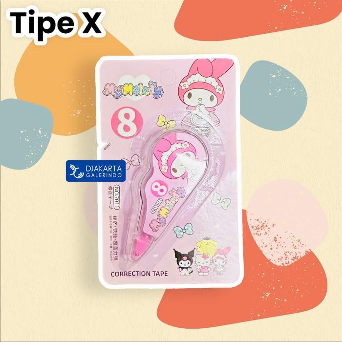 

EMS Correction Tape Tipe X 8 meter Murah / Tip-ex ready 4 karakter Lucu / Alat Tulis Sekolah Kekinian
