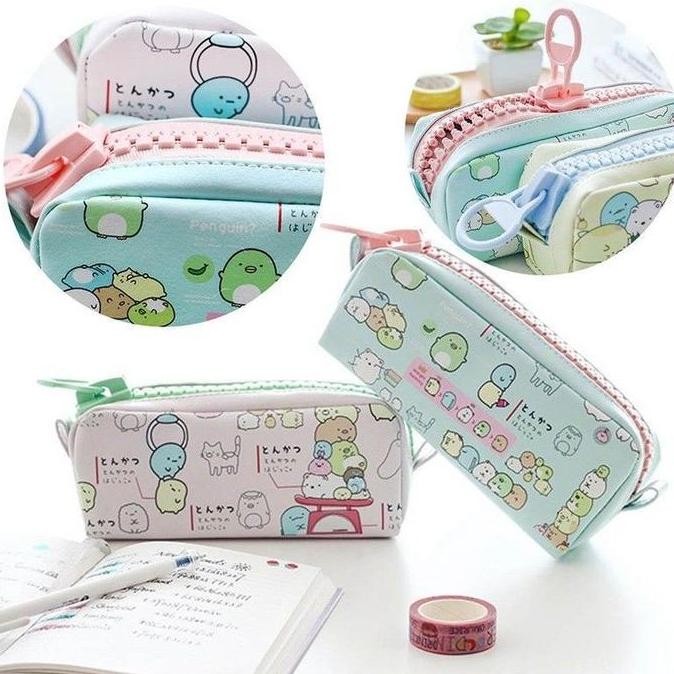 

Shercoll - Tempat Pensil Jumbo Karakter Sumikko Gurashi / Tempat Alat Tulis Kartun / Kotak Pencil New Stok