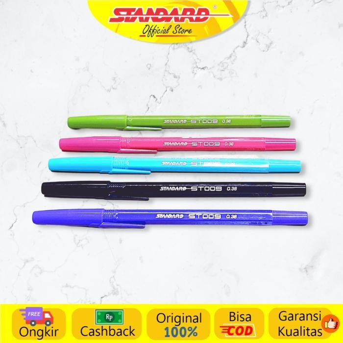 

EMS Standard - Pulpen ST009 Ceramic Ball 0.38 / 0.5 ( Alat Tulis / Pen / Ballpoint / Pena )