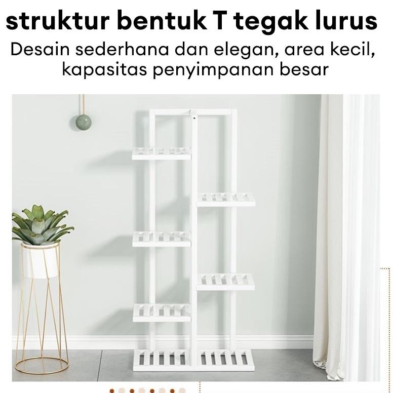 Rak Bunga Rak Bunga Sudut Ruang Tamu Rak Bunga Kayu Tanaman Rak Bunga Minimalis Standing Pot Susun