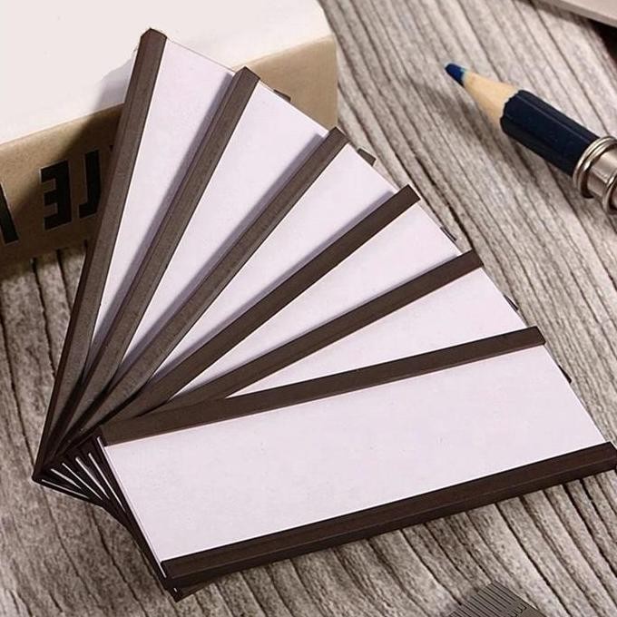 

50Pcs 50X25Mm 75*25Mm Magnetic Label Holder Magnetik Label Harga Dirak Price Tag Magnetik New Stok