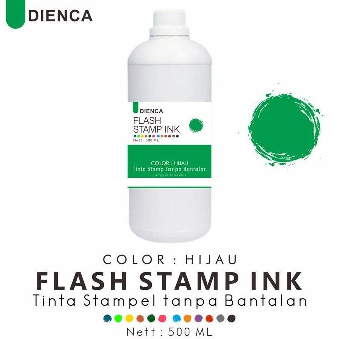 

Tinta Stempel Flash Dienca Official 500 Ml Warna Hijau New Stok