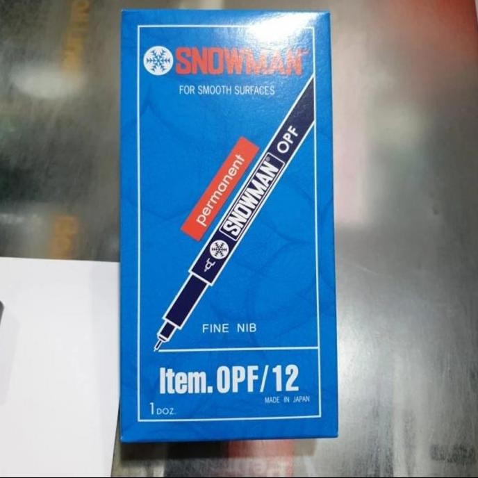 

Spidol Snowman Ohf/Ohm 1Lsn New Stok