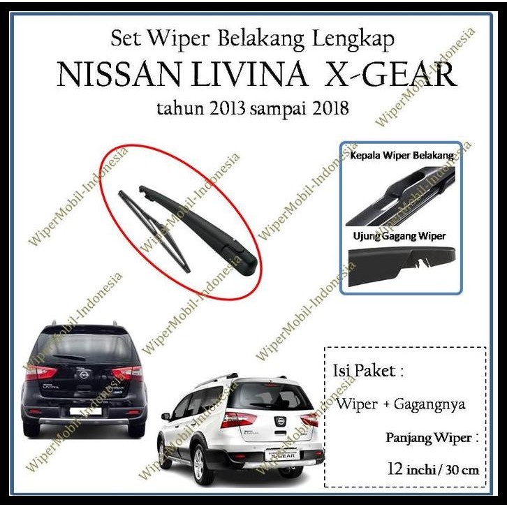 TERMURAH GAGANG DAN WIPER BELAKANG LIVINA X GEAR XGEAR 2008 2009 2010 2011 2012