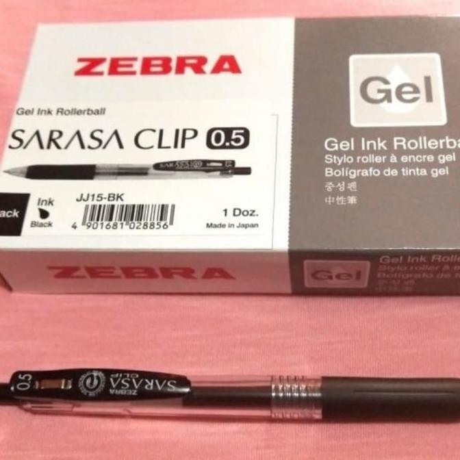

Pulpen Sarasa Clip 0.5 Hitam 1 Pack New Stok