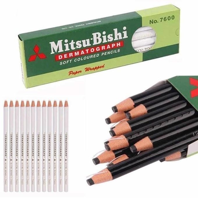 

Pensil Kaca Mitsubishi Pencil Kaca Dermatograph Mitsubishi Hijau Green New Stok