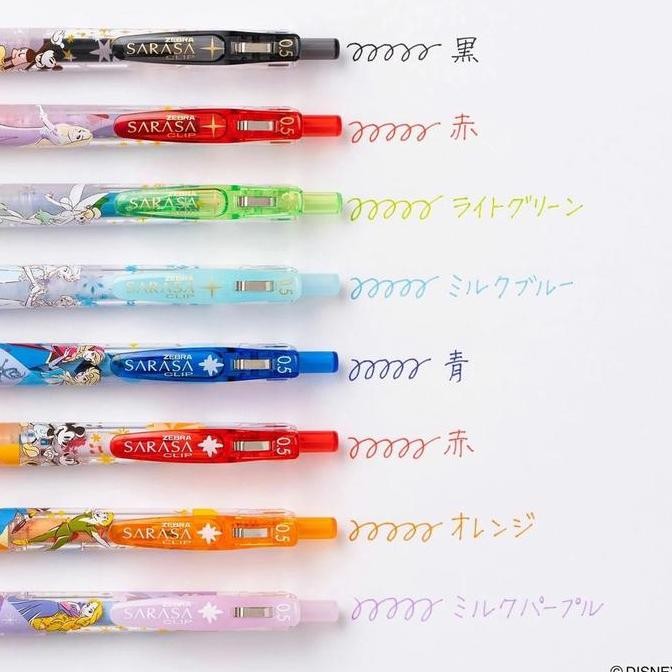 

Zebra Sarasa Disney Fantasy Peter Pan Frozen Tangled Mickey Gel Ink Pen 0.5Mm Pulpen Limited Edition New Stok