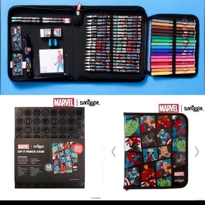 

Smiggle Stationery Set Marvel Avengers/ Alat Tulis Smiggle/Kado New Stok