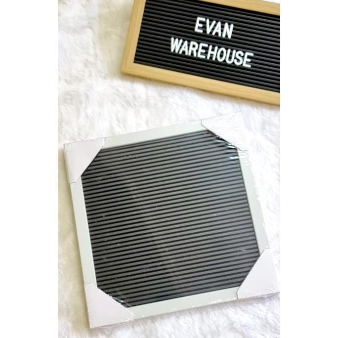 

Papan Nama Bayi Letter Board 25X25 Cm (Termasuk Huruf) Huruf Angka Board Menu Papan Pengumuman Dekorasi Rumah Resto Cafe Toko New Stok