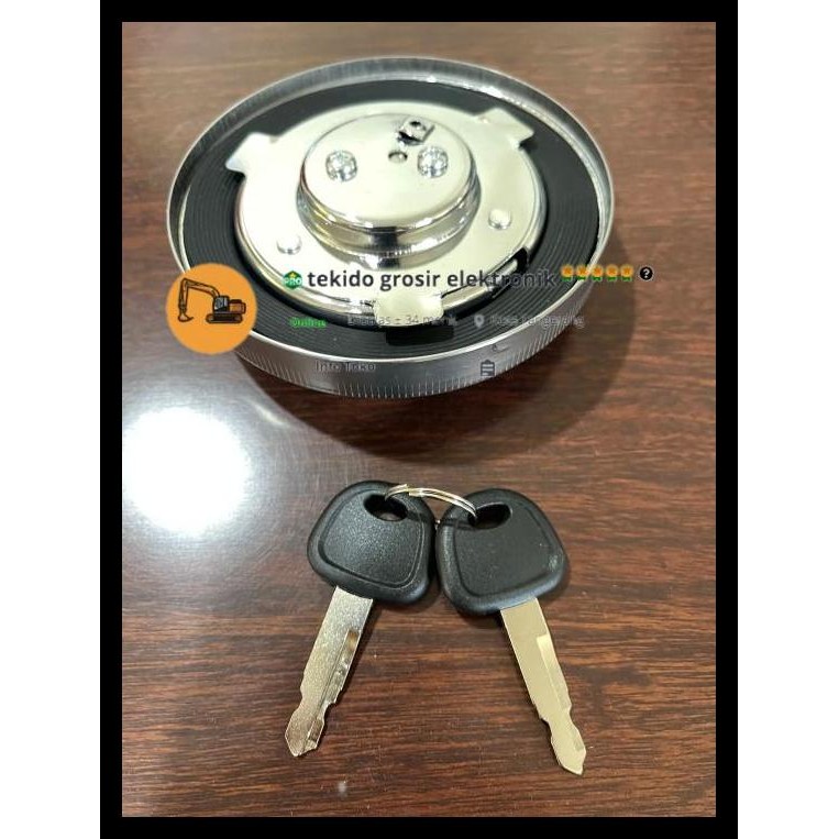 GRATIS ONGKIR TUTUP TANGKI SOLAR SANY SY215 SY135 SY75 SY75C IMPORT 