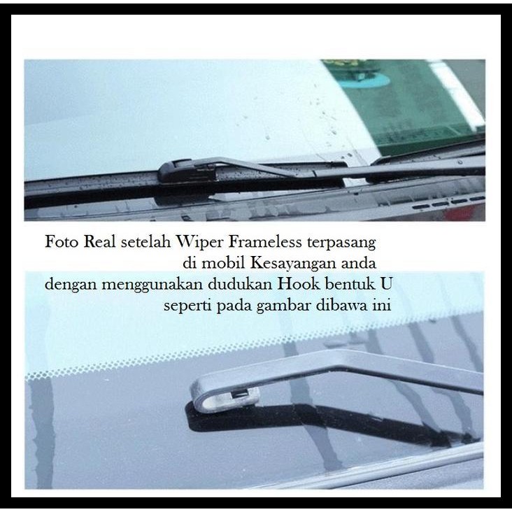 GRATIS ONGKIR WIPER FRAMELESS MOBIL SUZUKI ESCUDO JLX NOMADE 92 1993 1994 1995