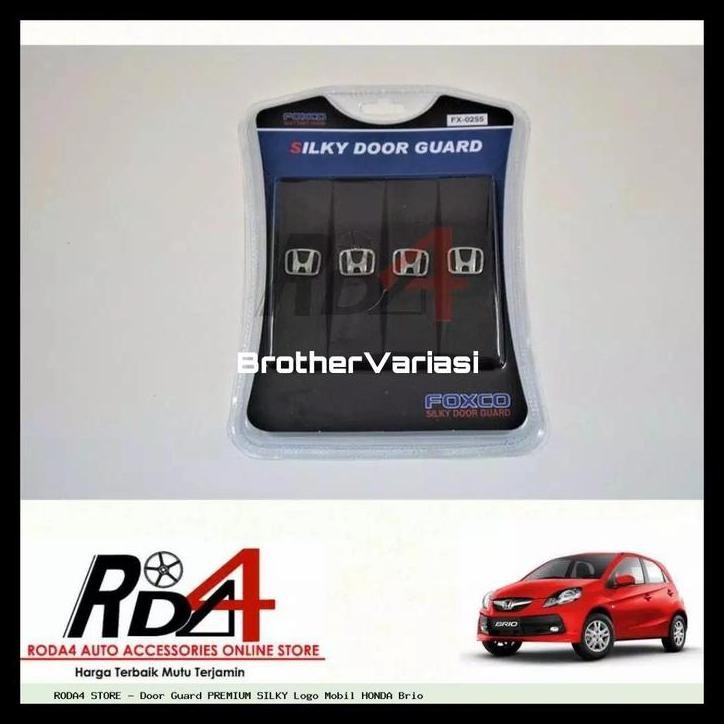 DISKON DOOR GUARD PREMIUM SILKY LOGO MOBIL HONDA BRIO 