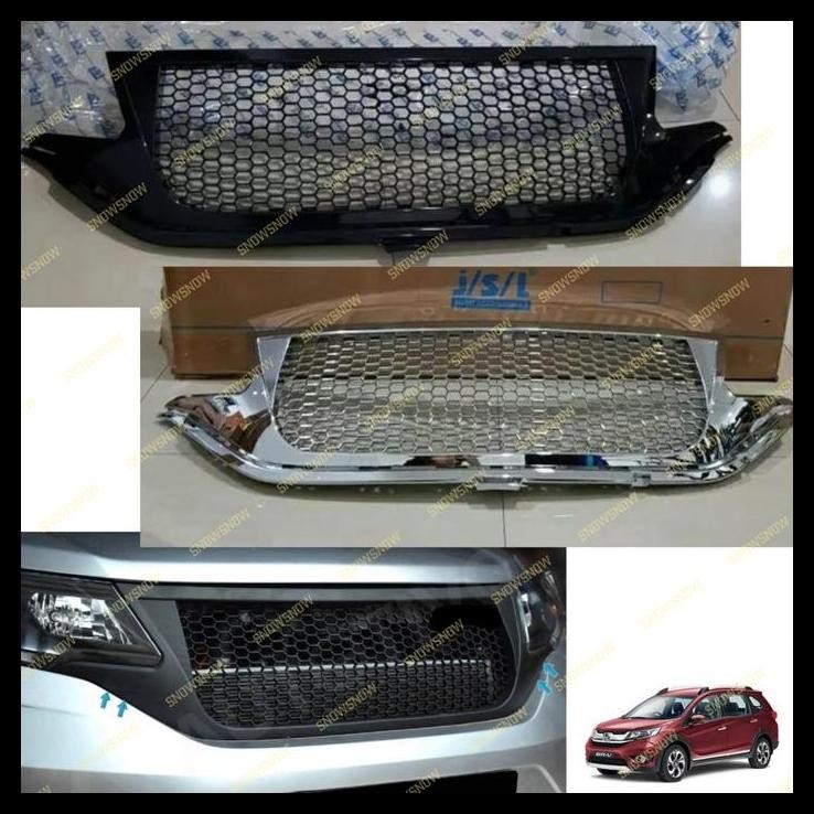 HOT DEAL GRILL BUMPER DEPAN MOBIL BRV 2016 2021 ACTIVO HITAM CHROME 