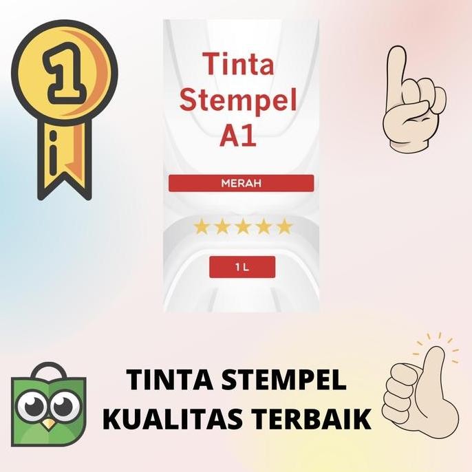 

Tinta Stempel Flash Warna Merah 1 Liter New Stok