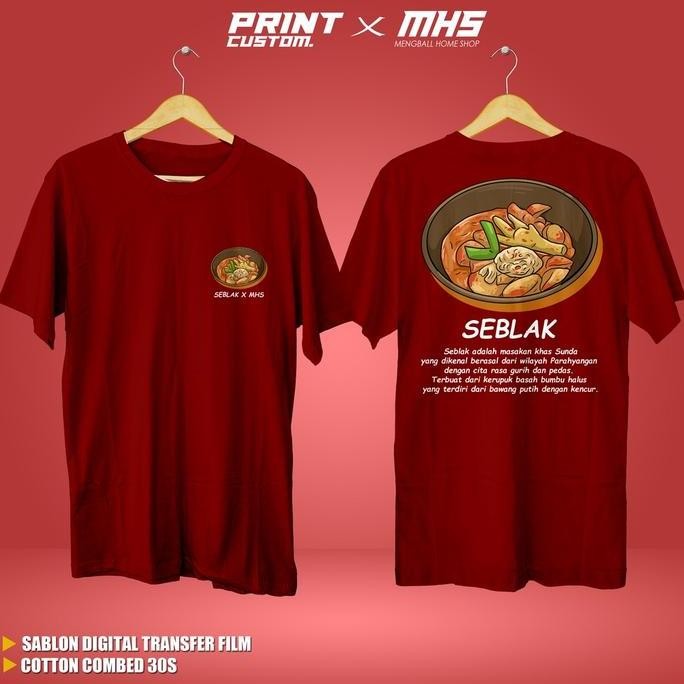 

KAOS BAJU SEBLAK CEKER X MGS LENGAN PENDEK COTTON COMBED 30S MENGBALLHOME - BAYAR DITEMPAT Navy Sablon