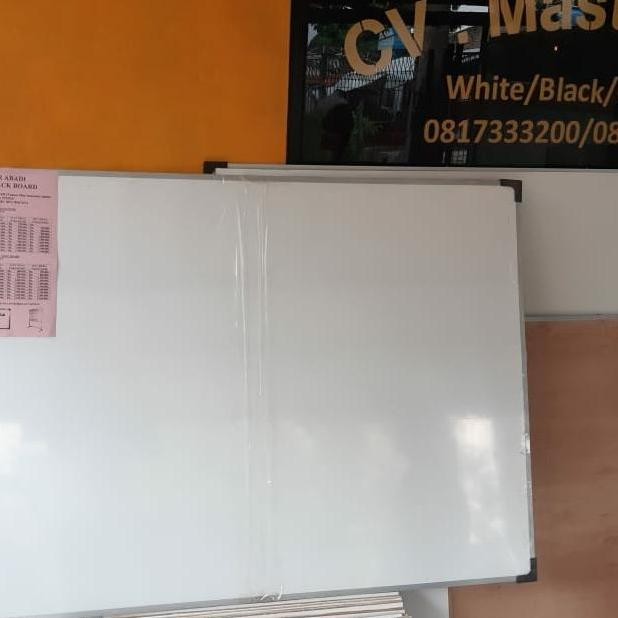 

Whiteboard Non Magnetik 80X120 Cm New Stok