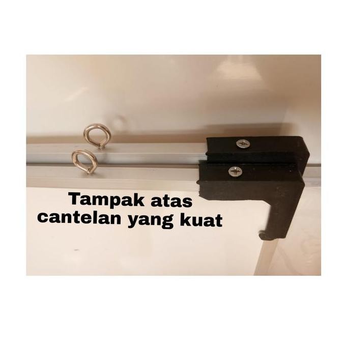 

Whiteboard Papan Tulis P.90 L.80 New Stok