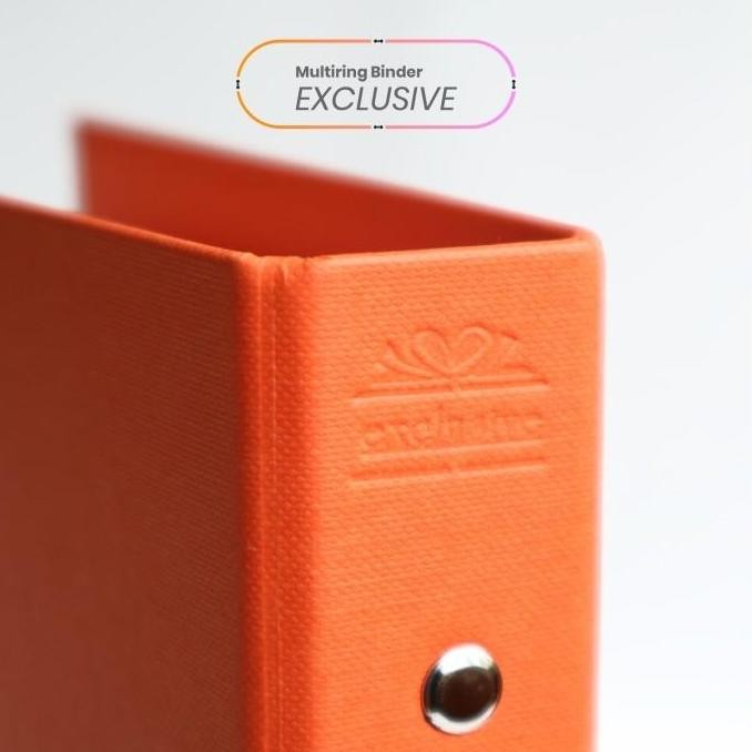 

Bantex Exclusive Multiring Binder A5/Binder Hardcover/Binder Karton 20 Ring - 1325 New Stok