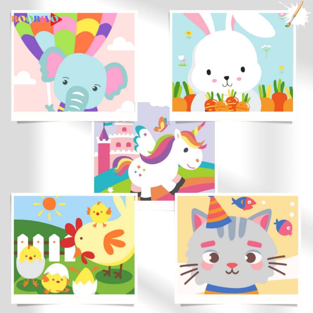 

Iqr-914 [Boobiyo] Paint By Number Mainan Edukasi Anak/Diy 20X20 Iqr-914