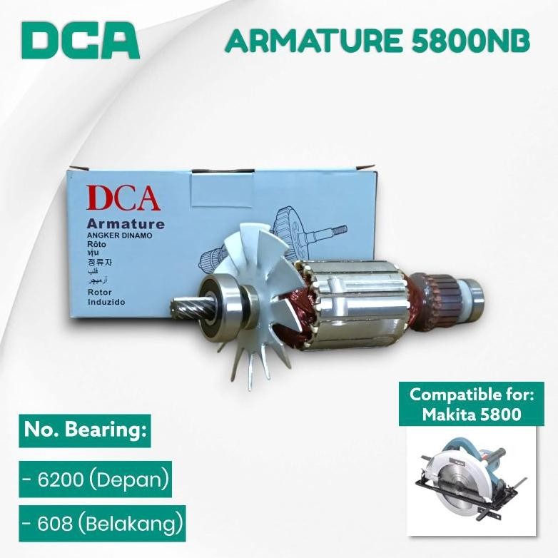 ARMATURE 5800NB DCA ANGKER MESIN CIRCLE MAKITA 5800NB DCA