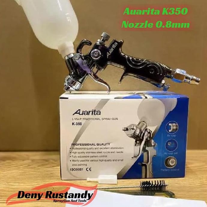 Spray Gun Mini HVLP Auarita k350 Nozzle 0,8mm