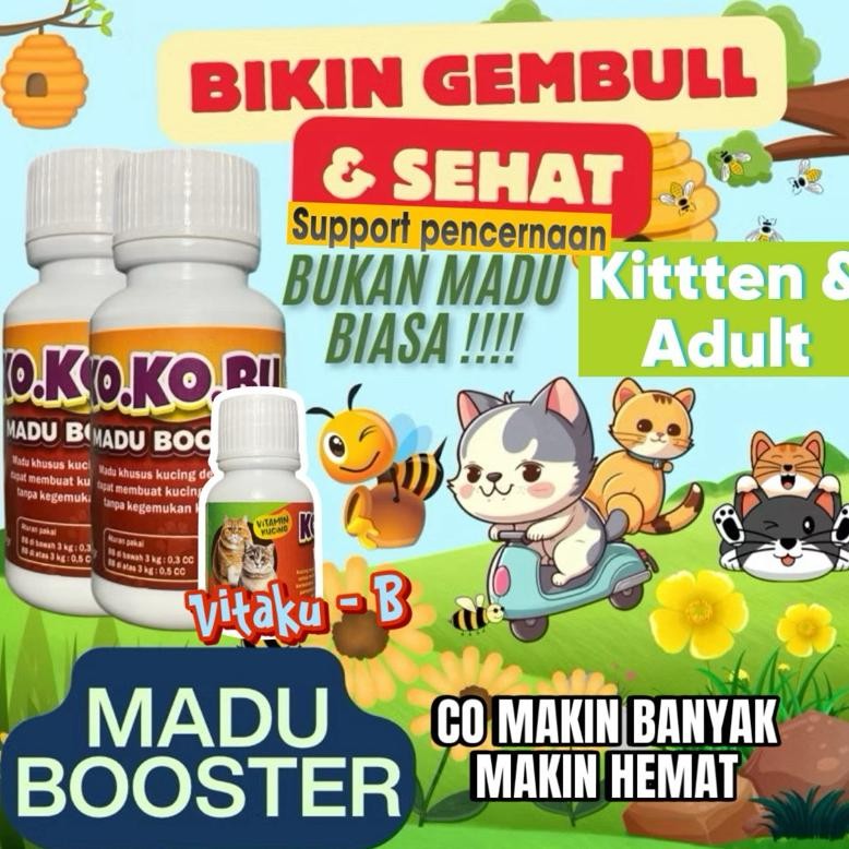 MADU BOOSTER KUCING Gembull Imun DiM