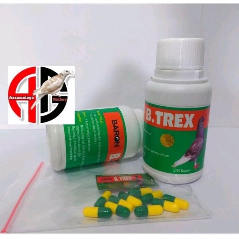 JAMU MERPATI BARON B TREX   MENSTABILKAN BURUNG LOMBA DiM