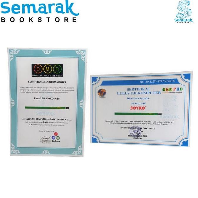 

Pencil For Computer Joyko P-88 2B [1 Gross/12 Pack @12 Pcs] New Stok