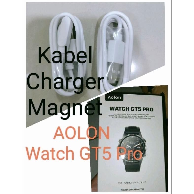 Aolon Watch GT5 Pro Smart Watch Kabel Charger Smartwatch Aolon Watch Tetra S3 Watch GTR2 Curve GT5 P