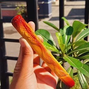 Pipa Once Lawasan 99 Motif Ukir / Serbuk Tlag kalsium / Once Lawasan Sintetis resin Motif GG