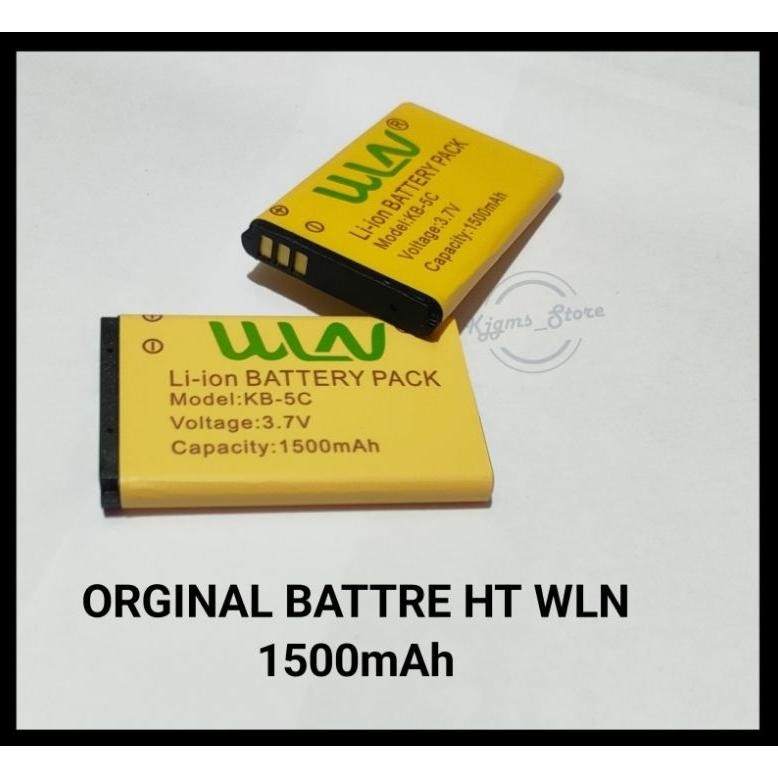 BATTRE BATARAI HT WLN ORIGINAL 1500mAh DiM