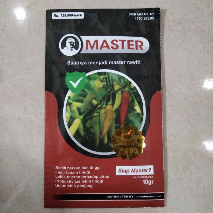 Bibit Cabe Rawit Master 10Gr - Benih Cabai Crm Shypoon Shypon Kaliber Original Dan Terpercaya
