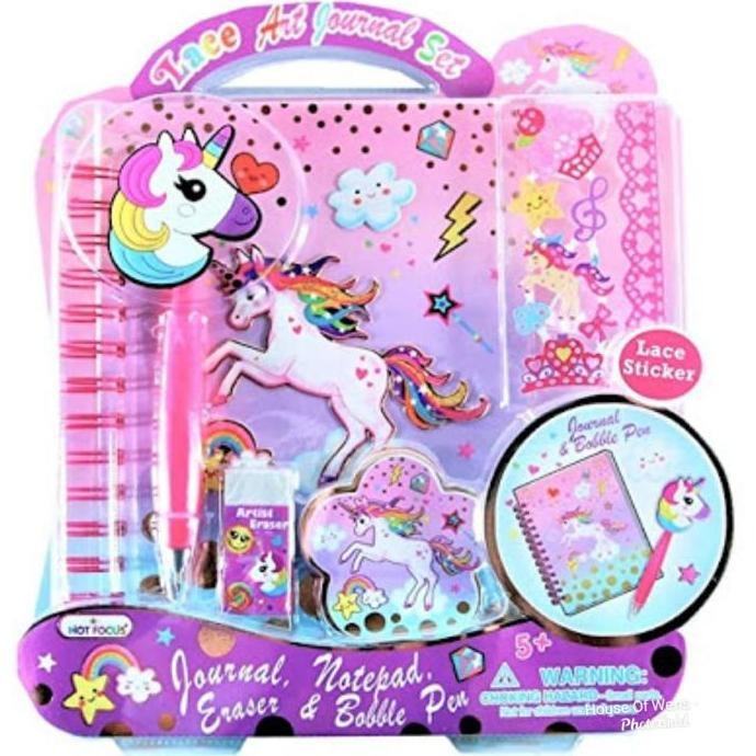 

Lace Art Journal Set - Paket Alat Tulis New Stok