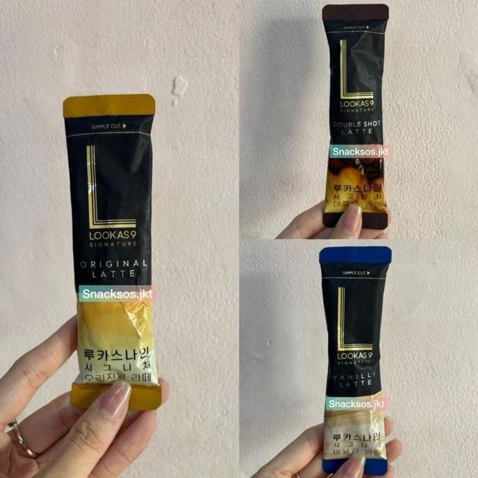 

LOOKAS 9 LOOKAS9 SIGNATURE DOUBLE SHOT LATTE / VANILLA LATTE / ORIGINAL LATTE COFFEE - KOPI KOREA