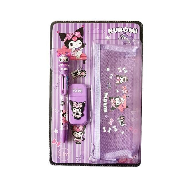 

Set Alat Tulis Sekolah 3In1 Karakter Sanrio New Stok