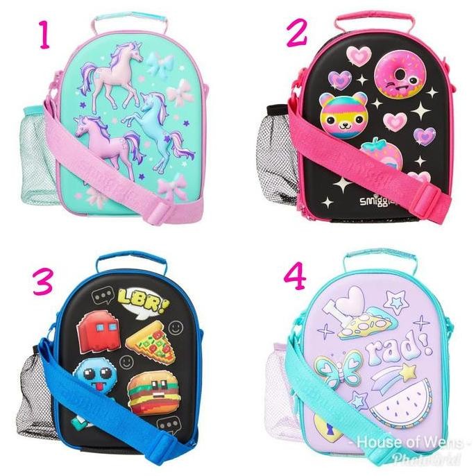 SMIGGLE LUNCH BAG - SMIGGLE LUNCH BOX - TEMPAT MAKAN SMIGGLE