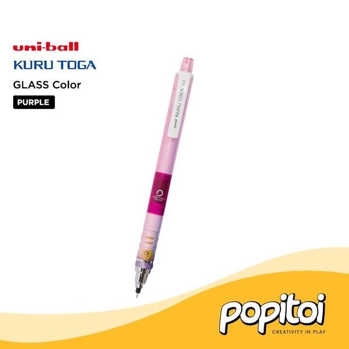 

Uni Kuru Toga M3-450 Standard Model Glass Color 0.3 Mm Mechanical Pencil Pensil Mekanik Kurutoga New Stok