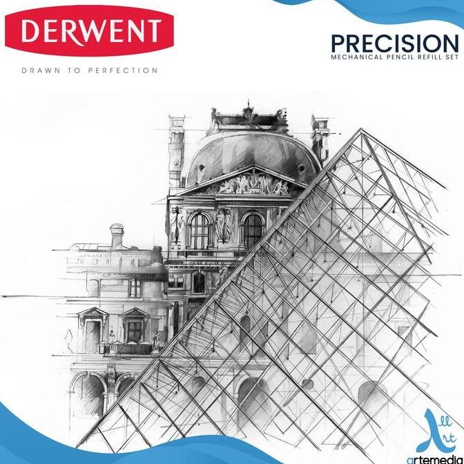 

Pensil Mekanik Derwent Precision Mechanical Pencil Set New Stok